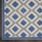 Homeroots 6 x 9 ft. Blue & Gray Indoor & Outdoor Area Rug 385156 - alternate 3